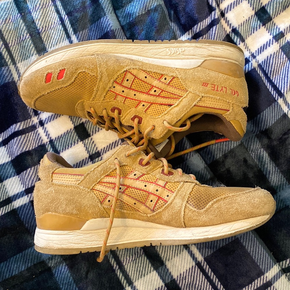 Vintage ASICS Gel Lyte 3 III camel size 8